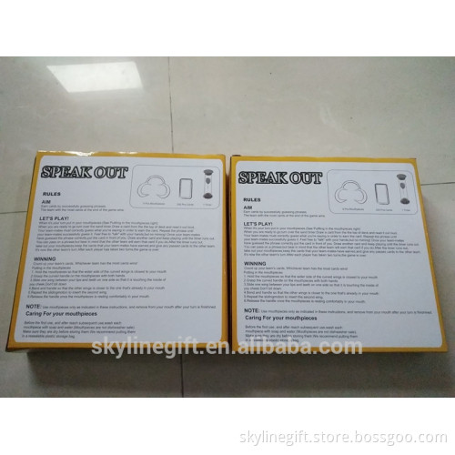 Speak Out Board Mouthpiece Party Game for sale in Stock
